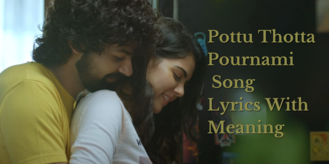 Pottu Thotta Pournami Song Lyrics With Meaning - hridayam